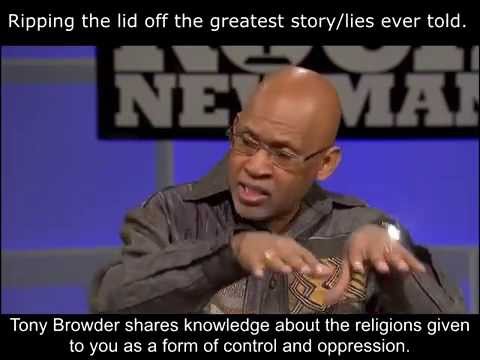 Tony Browder ripping the lid off Religion