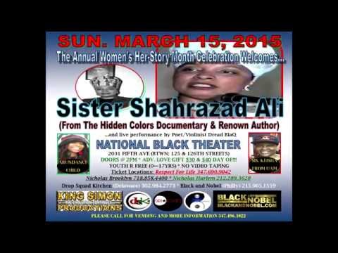 Sister Shahrazad Ali LIVE in New York Sunday March 15, 2015