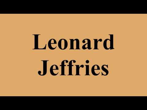 Leonard Jeffries
