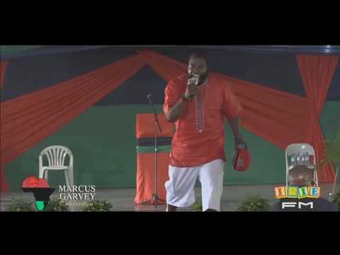 UMAR JOHNSON in Jamaica for Marcus Garvey BIG EVENT