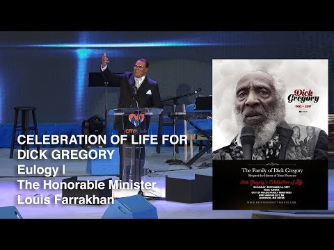 Dick Gregory Celebration of Life – Minister Louis Farrakhan Eulogy (HD)