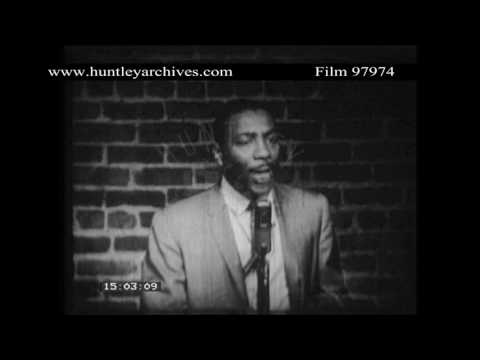 Dick Gregory Stand Up early 1960’s.  Archive film 97974