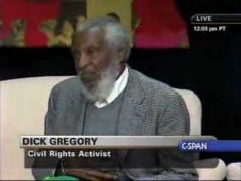 Dick Gregory at State of Black Union 08 Pt.1
