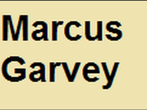 Neely Fuller- Philosophy and Opinions of Marcus Garvey