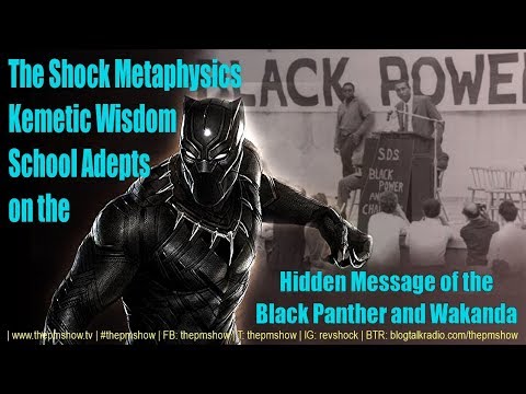 The Shock Metaphysics Adepts Reveal the Hidden Message of the Black Panther