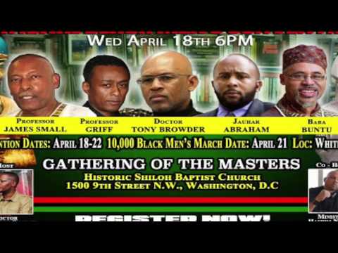 PROFESSOR GRIFF AT THE BLACK MANS CONVENTION
