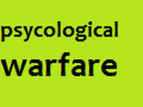 Dr Frances Welsing- Systematic Psychological Warfare