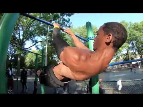 Park workout in Harlem – Marcus Garvey Park – NYC