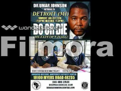 Dr Umar Johnson Powerful Detroit Interview FDMG, Reparations, Obama
