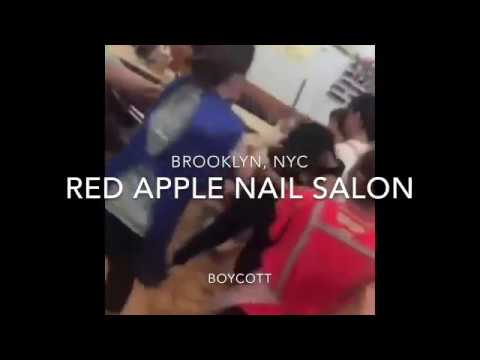 Brooklyn Nail salon Fight! SHUTDOWN!! Asians business and black people