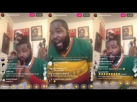 Dr. Umar Johnson Speaks On Why Black Women Have a Hard Time Getting a Man To Marry Them