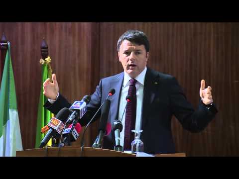 Senegal, Matteo Renzi interviene  all’Università Cheikh Anta Diop