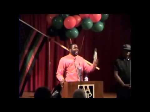 Dr Umar Johnson tribute to Marcus Garvey
