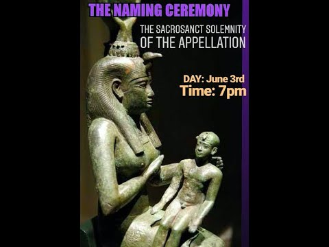 The Naming Ceremony By Queen Afua and Brother POLIGHT