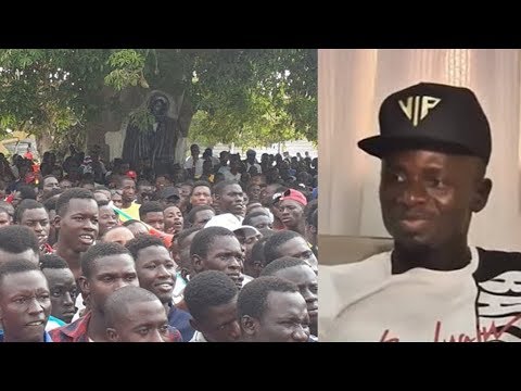 Sadio Mané à l'universite Cheikh Anta Diop de Dakar pour…